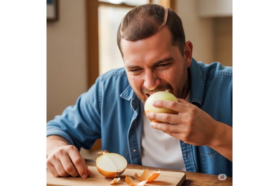 خوردن پیاز بعد از کاشت مو