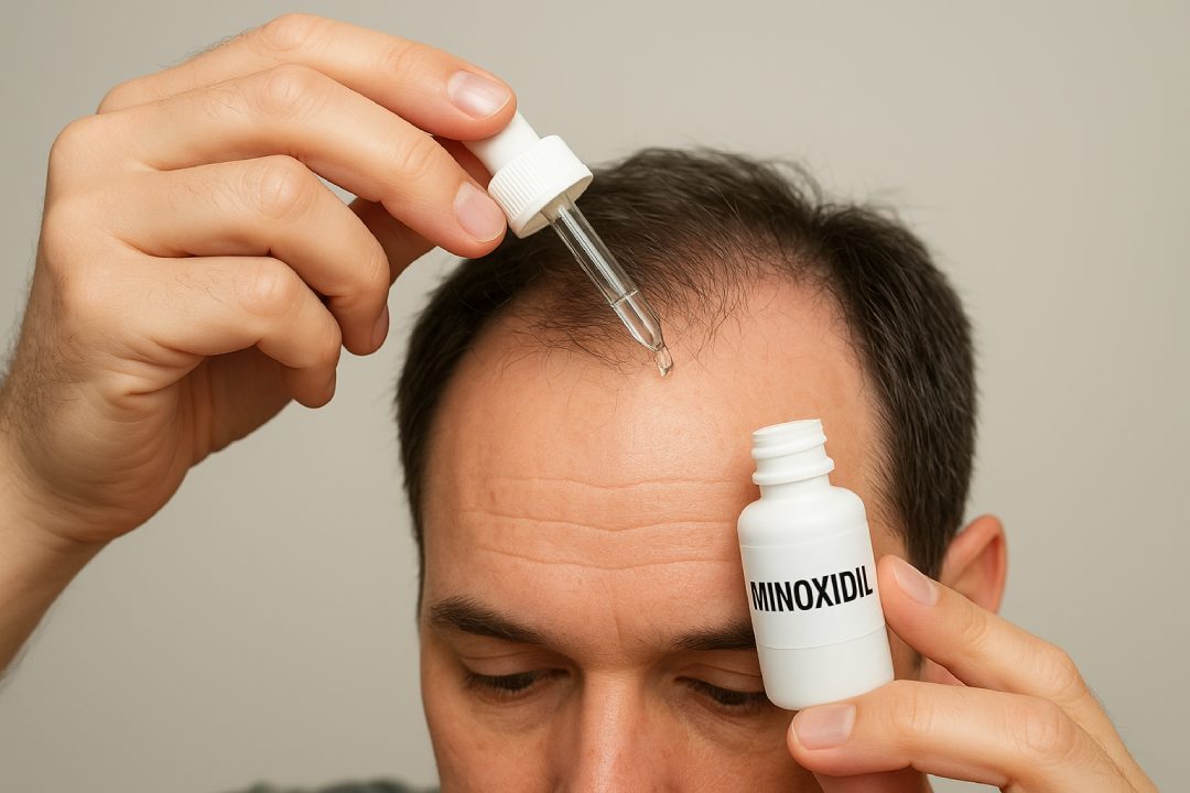 ماینوکسیدیل بعد از کاشت مو