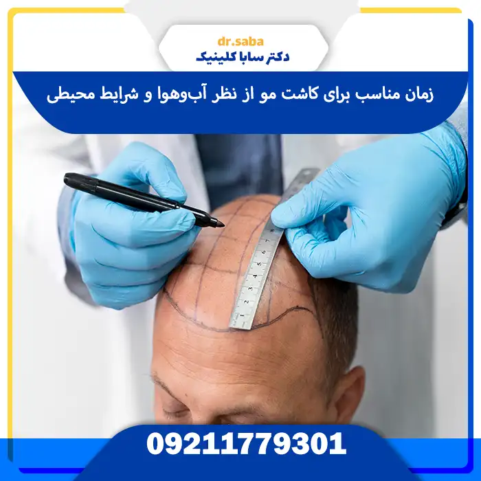 بهترین زمان کاشت مو متناسب با شرایط اب و هوایی